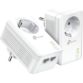 TP-Link TL-PA7027P KIT Adaptador Powerline AV1000, 2 Puertos Gigabit, 1000 Mbps, Alcance 300m, HomePlug AV2, Pack de 2 Unidades